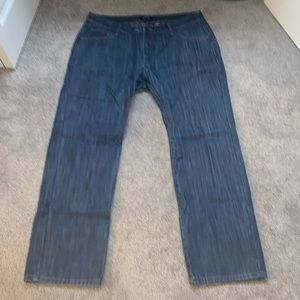 SSLR Mens Flannel Lined Jeans 40 waist great used condition